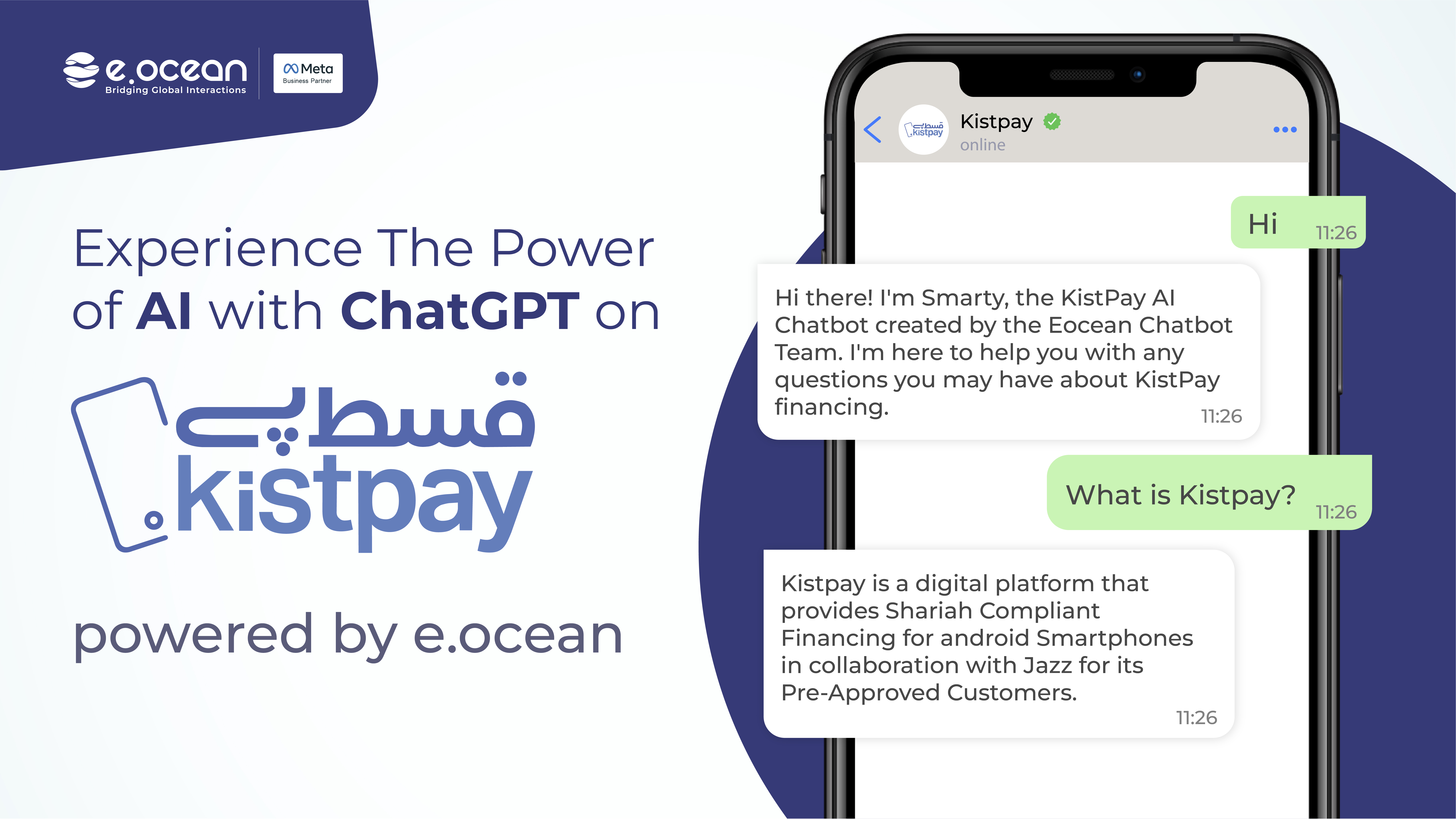 Eocean builds ChatGPT integration for Kistpay’s WhatsApp Chatbot to enhance customer experience