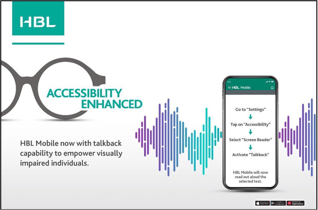 On World Sight Day, HBL Mobile becomes Pakistan's first mobile banking app for visually impaired individuals