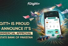 Digitt+ secures commercial license from State Bank of Pakistan, paving the way for a financial revolution