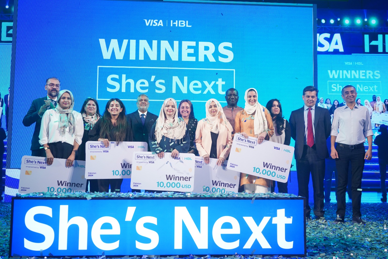 HBL And Visa Announce Winners Of First Edition Of She S Next Program In   Visa 