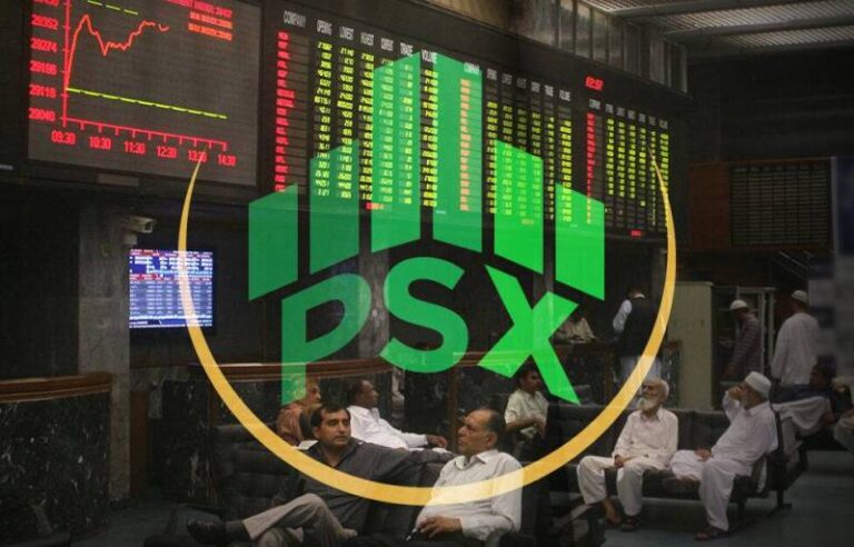 PSX ends flat after volatile session, gains 34 points