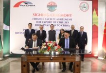 First finance facility agreement for export of chillies from Pakistan to China signed between PCICL and LTEC