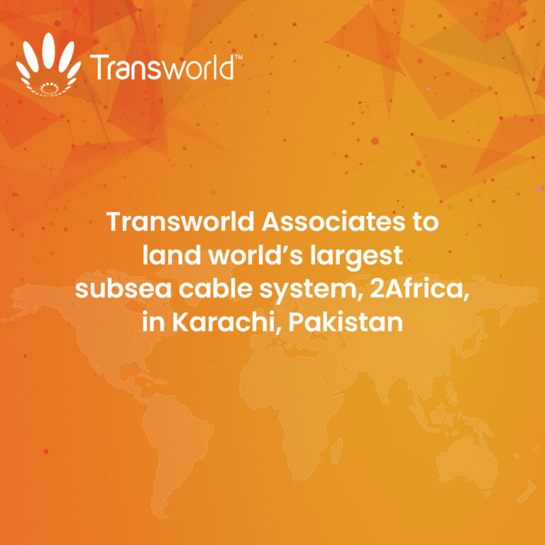 Transworld Associates to land world’s largest subsea cable system in Pakistan