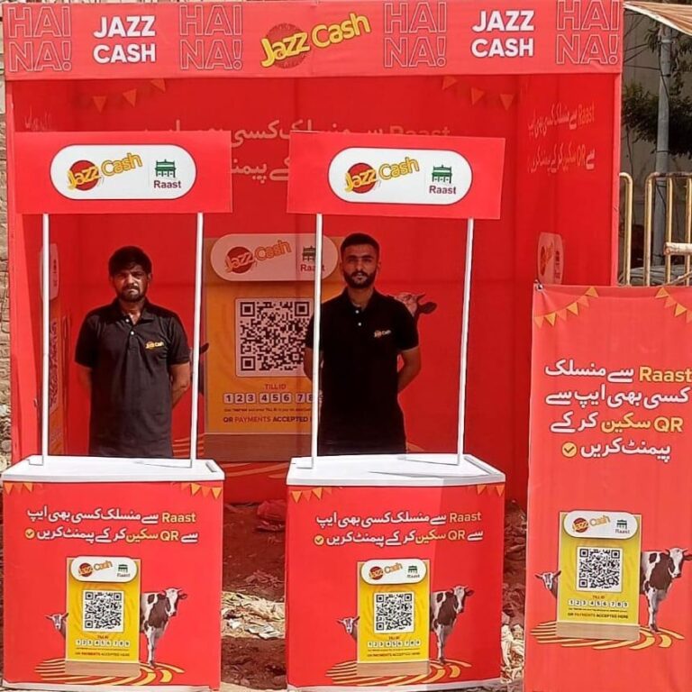 JazzCash boosts digital payments at cattle markets with SBP RAAST QR codes