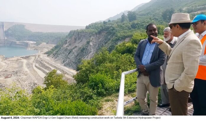 World Bank team reviews progress on Tarbela 5th extension hydropower project