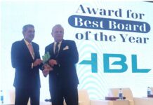 HBL honored with the ‘Best Board of the Year’ award
