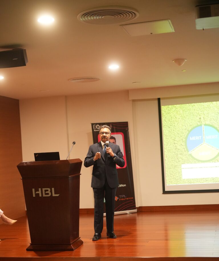 HBL Chairman Sultan Ali Allana highlights his transformational journey at EO event
