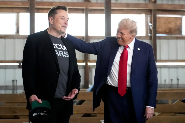 Trump denies ending subsidies, says he wants Musk’s companies to thrive