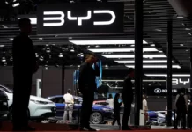 BYD shares sink as profit falls for first time in three years