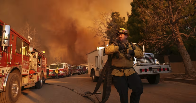 Wildfires threaten operations of $4 trillion Los Angeles asset management hub
