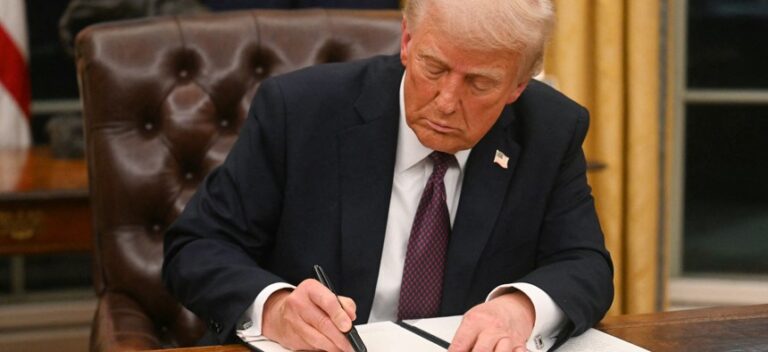 Trump signs executive orders to boost oil, gas production