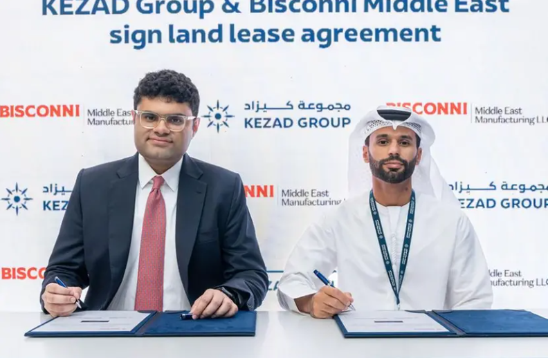 KEZAD and Bisconni sign 50-year lease for new manufacturing facility in Abu Dhabi
