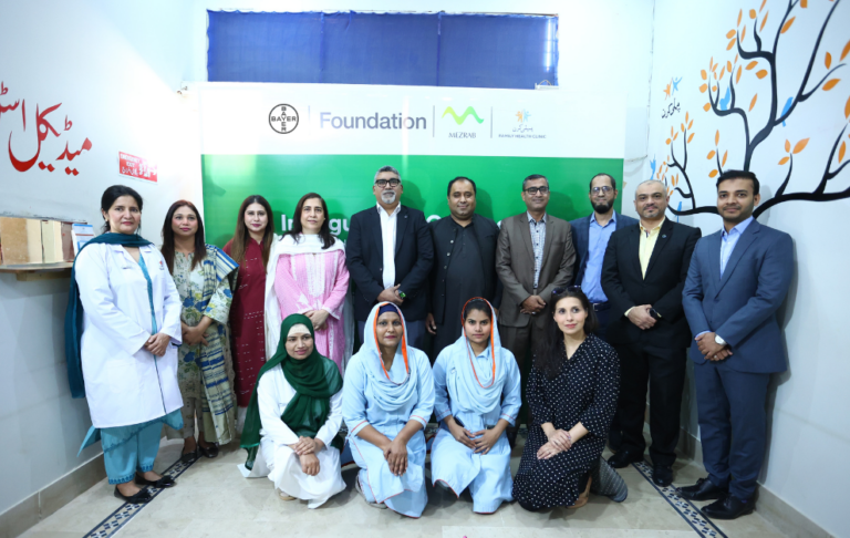 Bayer Foundation supports Mezrab to set up women-focused primary health clinics for Karachi’s under-served communities