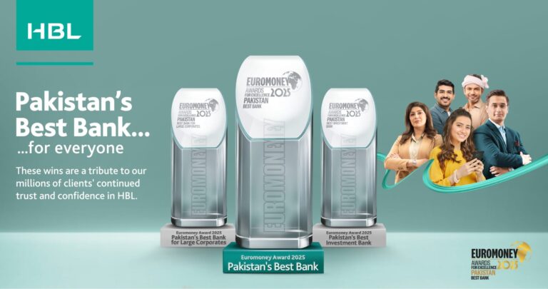 HBL wins “Best Bank in Pakistan 2025” award by Euromoney