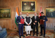 Britain and India sign free trade pact during Modi visit