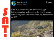 GB tourism can pay off our IMF loans, says PTI’s improved former finance czar after much introspection and regret