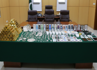 Pakistan Customs seizes gold, silver and smuggled goods worth over Rs806 million