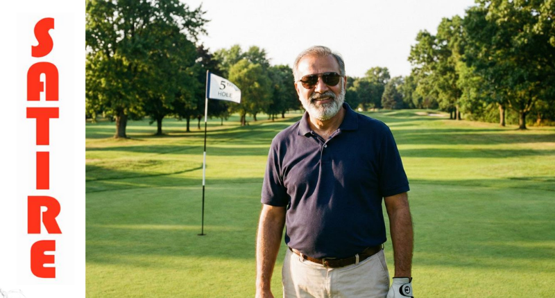 Idea that MilBus corporates have it easy is lazy, says CEO of MilBus corporation between 4th and 5th hole on Wednesday afternoon
