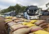 Customs seizes 30.5 tons of smuggled betel nuts, four buses in anti-smuggling operation