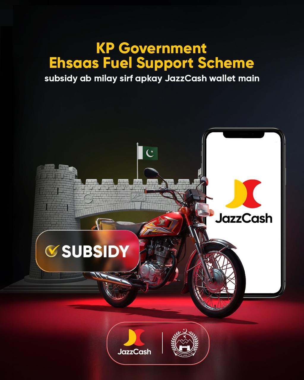 JazzCash appointed as exclusive disbursement partner for Khyber Pakhtunkhwa’s Ehsaas fuel support scheme