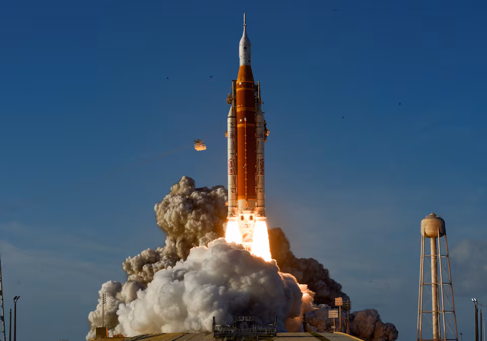 NASA launches four astronauts on world's first crewed lunar mission in half a century