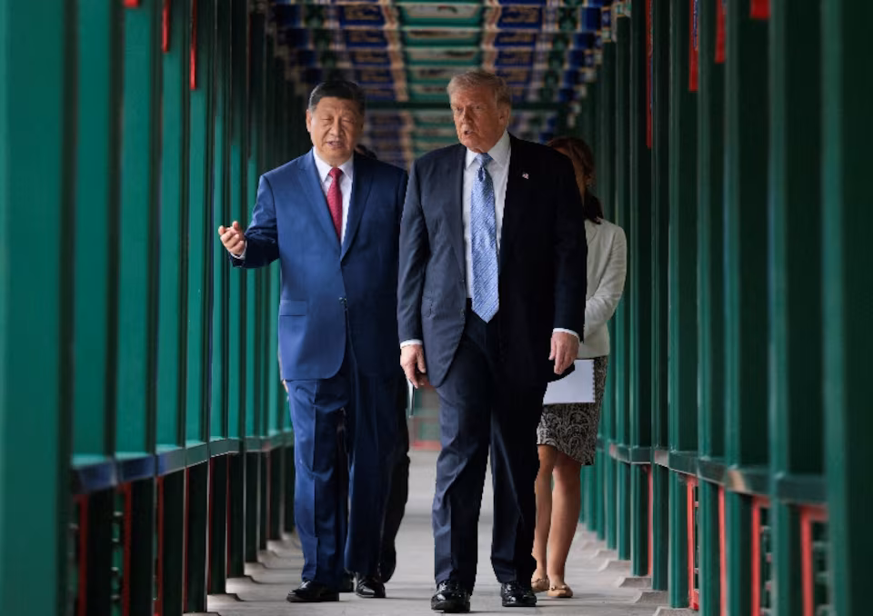 Trump says Xi is 'all business' as talks resume after Taiwan warning